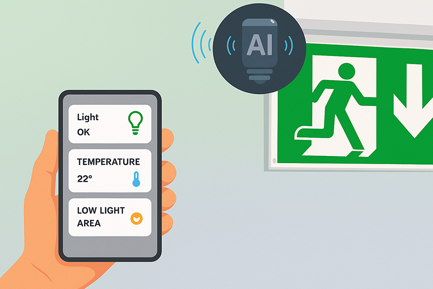 firefender emergency light at work