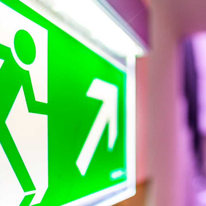 image of digital emergeny light