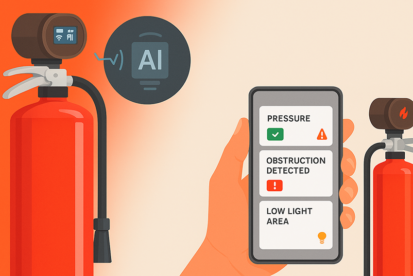 firefender extinguisher at work